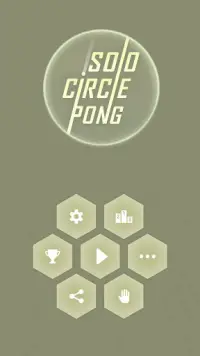 Solo Circle Pong : Classic Circular Arcade Game Screen Shot 0