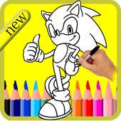 coloring game for sonic