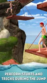 Cliff Diver: Water Jumping Screen Shot 1
