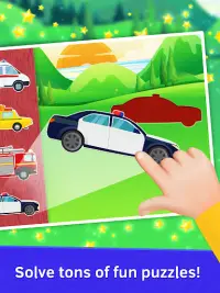 Police Car Puzzle for Baby Screen Shot 0
