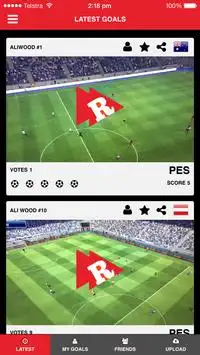 Repla FIFA & PES Goals Screen Shot 0