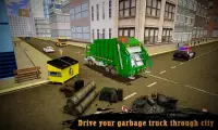 Real Robot Transformation Garbage Truck Driving 3D Screen Shot 1