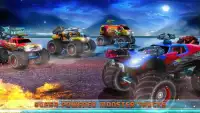 Monster Truck Road Rampage: Shooting Games Screen Shot 1