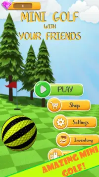 Mini golf with your friends Screen Shot 0