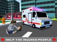 Krankenwagenspiel 2018: Krankenwagen-Simulator Screen Shot 3