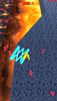 Push'em To LAVA: FLC Stickman Screen Shot 2