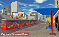 Rijden stad Metro Bus Simulato Screen Shot 4