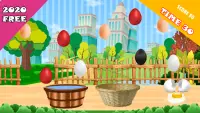 Egg Catcher Surprise: Catching Eggs Free for Play Screen Shot 3