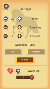 Horse Quiz Screen Shot 1