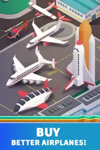 Idle Airport Tycoon - Planes Screen Shot 2