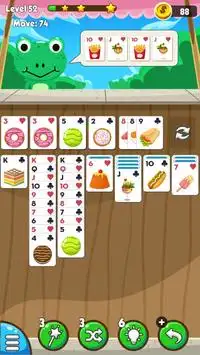 Solitaire Cooking Screen Shot 1