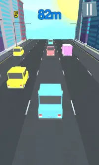 Rushy City: Traffic Dodge Runner Screen Shot 4