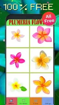 Plumeria Flowers Color By Number-Pixel Art 2020 Screen Shot 1