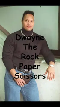 Dwayne The Rock-Paper-Scissors Screen Shot 0