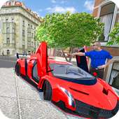 Aspal gunung Lamborghini simulator mobil ekstrim