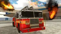 Fire Truck Simulator 3D Screen Shot 1