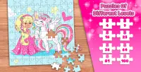 राजकुमारी पहेली - लड़की खेल  - Puzzle games Screen Shot 2
