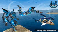 Shark Robot Transformation Game Screen Shot 2