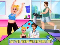 Fat to Slim: Fitness Girl Phòng tập thể dục Diary Screen Shot 1
