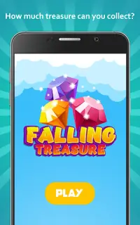 Falling Treasure - Collect coins and treasure Screen Shot 3