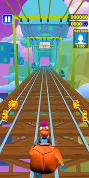 Train surf rush run Screen Shot 4