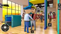 Permainan Bandara Stickman Simulasi Kota Anak-Anak Screen Shot 2