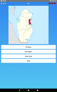 Katar - Landkarten Quiz Spiel Screen Shot 8
