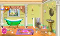 Nettoyage de la salle de bain: jeux pour filles Screen Shot 1