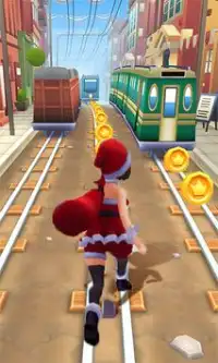 Subway Runner :Santa World Run Screen Shot 0