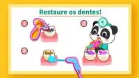 Bebê Panda: cuidado dental Screen Shot 1