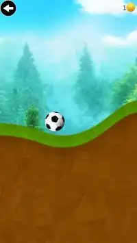 subida balón de fútbol Screen Shot 0