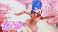 Anime Girl Run - Yandere Love Screen Shot 0