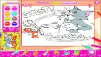 Tom and jerry coloring 2 Screen Shot 0