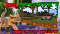 Jurassic craft dinosaurs mod Screen Shot 1