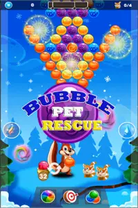 Bubble Pet Rescue : Forest World Screen Shot 4
