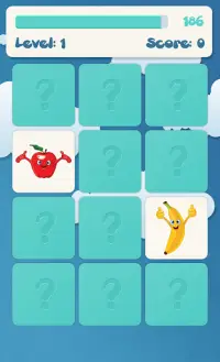 아이들을위한 과일 메모리 게임 Screen Shot 2