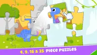 Bini Dino Puzzles for Kids! Screen Shot 0