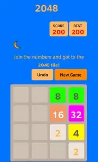 2048 Traditional Screen Shot 1