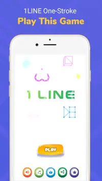 1Line  : One-Stroke | One Touch Puzzle Screen Shot 1