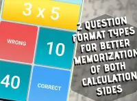 MULTIPLICATION Tables Quiz: Math Times Tables Screen Shot 2