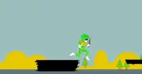 Samurai Green Rangers run game Screen Shot 2