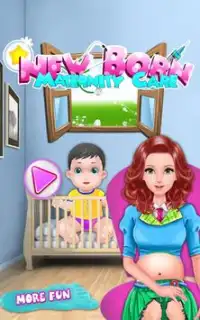 Материнство детские игры Screen Shot 0