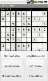 Sudoku Arcade Screen Shot 2