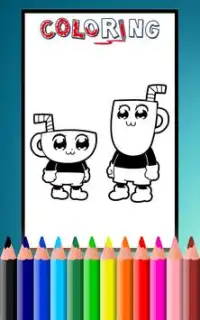 How To Color CupHead (Cup head Coloring Game) Screen Shot 4