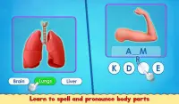 Human Body Parts - Preschool Kids Learning Screen Shot 6