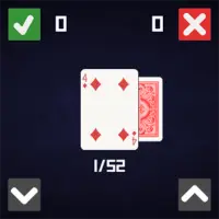 Higher Lower Card Game - Wear Screen Shot 0