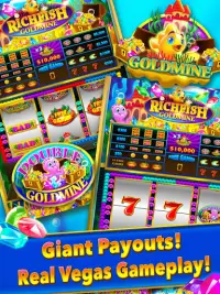 Rich Fish Gold Mine Las Vegas Slot - Slots Big Win Screen Shot 10