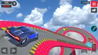carreras de truco de coches 2019 - Car Stunt Race Screen Shot 6