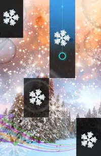 Winter Piano Snow Tiles : Raining Ice Game 2019 Screen Shot 0
