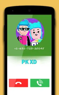 Top Call From PK XD - Fake Video Call Prank Screen Shot 2